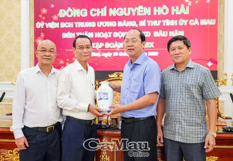 Lãnh đạo tỉnh Cà Mau thăm, chúc Tết doanh nghiệp thuỷ sản đầu năm Bính Ngọ 2026