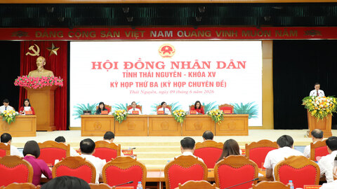 Kỳ họp thứ ba HĐND tỉnh Thái Nguyên khóa XV: Thông qua 18 nghị quyết quan trọng