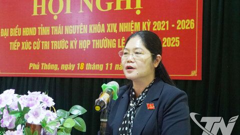 Đại biểu HĐND tỉnh Thái Nguyên tiếp xúc cử tri xã Phủ Thông