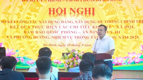 Phường Ba Đình đẩy mạnh tuyên truyền Đại hội lần thứ XVIII Đảng bộ TP Hà Nội