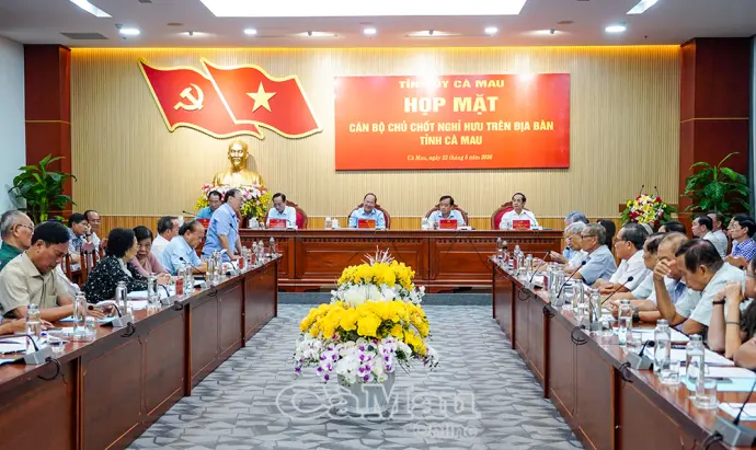 Nguyên lãnh đạo tỉnh tâm huyết góp ý vì sự phát triển của quê hương