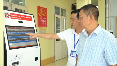 Đại Từ: 100% hồ sơ được tiếp nhận trực tuyến