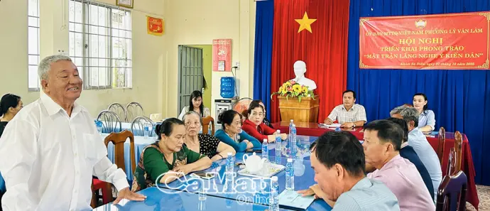 Mặt trận lắng nghe ý dân