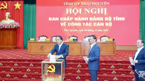 Hội nghị cán bộ chủ chốt thực hiện quy trình về công tác cán bộ