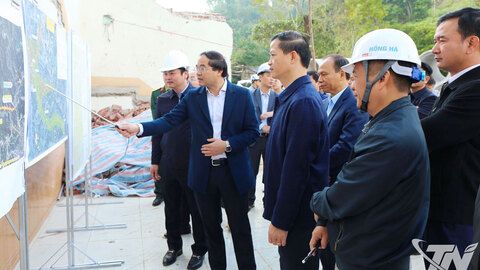 Thường trực Tỉnh ủy Thái Nguyên kiểm tra thực địa, chỉ đạo tháo gỡ 'điểm nghẽn' tại phía Bắc tỉnh