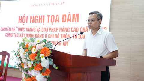 Xã Thuận An: Nâng cao chất lượng công tác Đảng từ chi bộ thôn, tổ dân phố