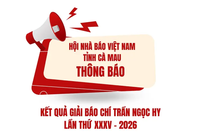 Thông báo kết quả giải báo chí Trần Ngọc Hy lần thứ XXXV - 2026