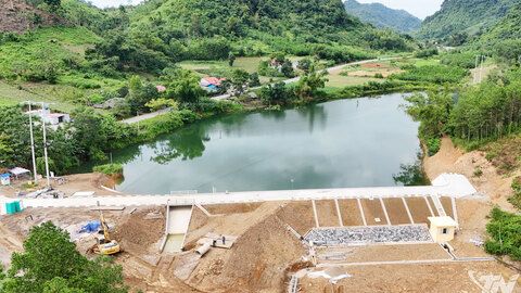 Hoàn thành công trình hồ chứa nước sử dụng công nghệ chống thấm của Nhật Bản