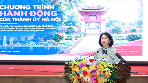 Hà Nội phấn đấu đón 47,5 đến 50,8 triệu lượt khách vào năm 2030