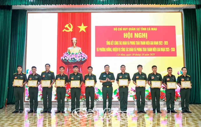 Tuổi trẻ LLVT Cà Mau xung kích trong phong trào thanh niên