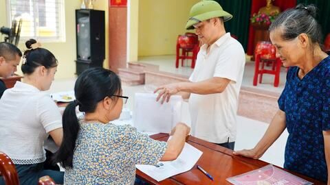 Yên Lãng đồng loạt ra quân làm sạch dữ liệu đất đai