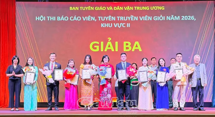 Cà Mau đoạt 2 giải tại hội thi Báo cáo viên, tuyên truyền viên giỏi Khu vực II