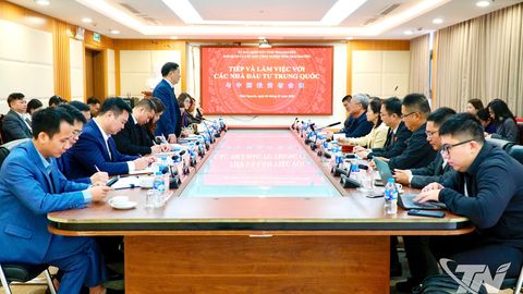 Nhiều doanh nghiệp Trung Quốc tìm hiểu cơ hội đầu tư vào các khu công nghiệp Thái Nguyên