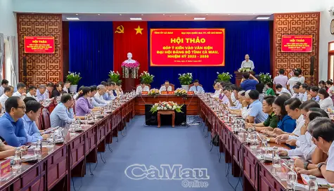 Cà Mau hướng tới tầm nhìn mới trong Văn kiện Đại hội