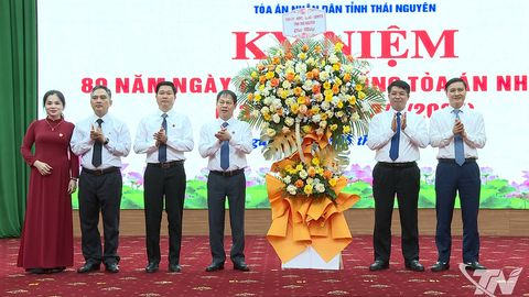 Tòa án nhân dân tỉnh Thái Nguyên: Kỷ niệm 80 năm Ngày truyền thống