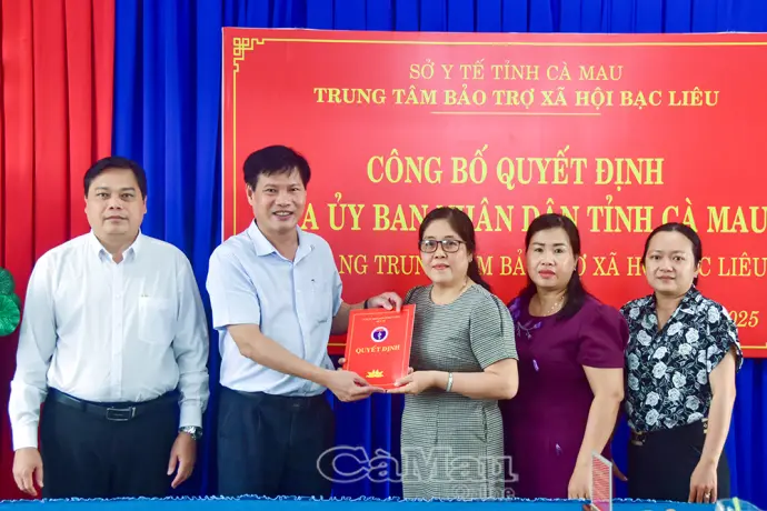 Trung tâm Bảo trợ xã hội Bạc Liêu được công nhận hạng Nhất