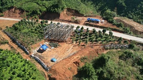 Xây dựng nhà ở trái phép trong khu vực bảo tồn chè Shan tuyết