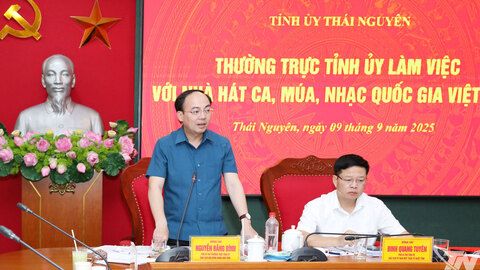 Thống nhất nội dung các chương trình nghệ thuật phục vụ Đại hội đại biểu Đảng bộ tỉnh