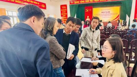 Xã Tam Hưng hoàn thành chuẩn hóa dữ liệu 1.879 đảng viên trong 4 ngày