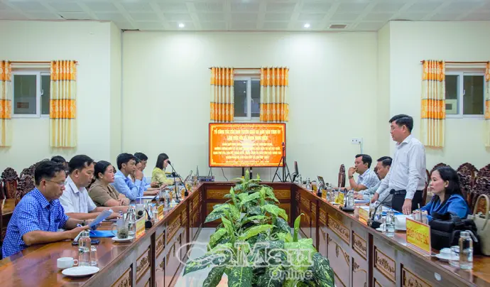 Ban Tuyên giáo và Dân vận Tỉnh uỷ khảo sát, tháo gỡ khó khăn tại Xã Phan Ngọc Hiển
