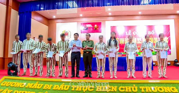 Công bố quyết định đặc xá của Chủ tịch nước