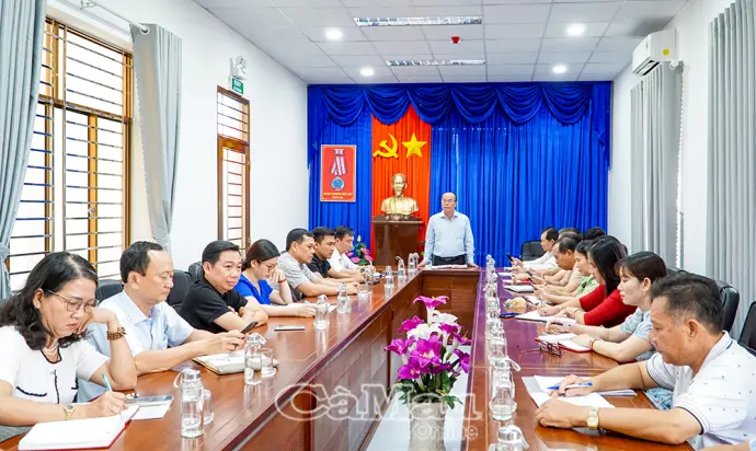 Kiện toàn Ban Tổ chức Giải bóng đá Báo và Phát thanh, Truyền hình Cà Mau lần I