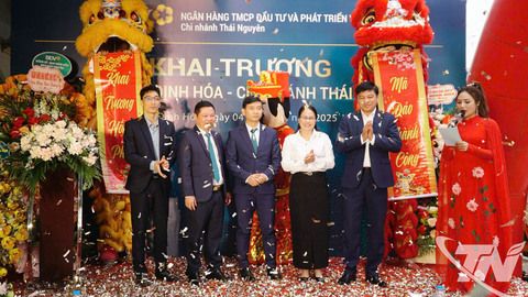 BIDV Thái Nguyên khai trương Phòng giao dịch Định Hóa