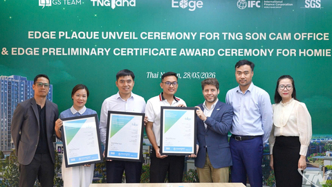 TNG Land ghi dấu ấn với loạt chứng nhận EDGE cho TNG Sơn Cẩm và Homie City