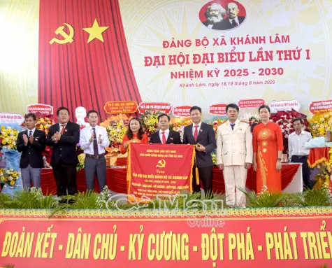 Đồng chí Huỳnh Minh Nguyên giữ chức vụ Bí thư Đảng uỷ xã Khánh Lâm nhiệm kỳ 2025-2030