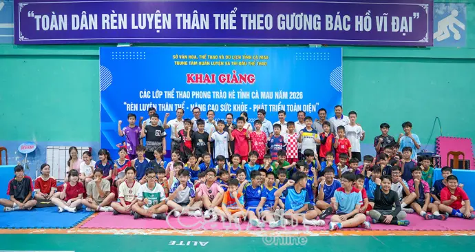 Khai giảng các lớp thể thao hè năm 2026