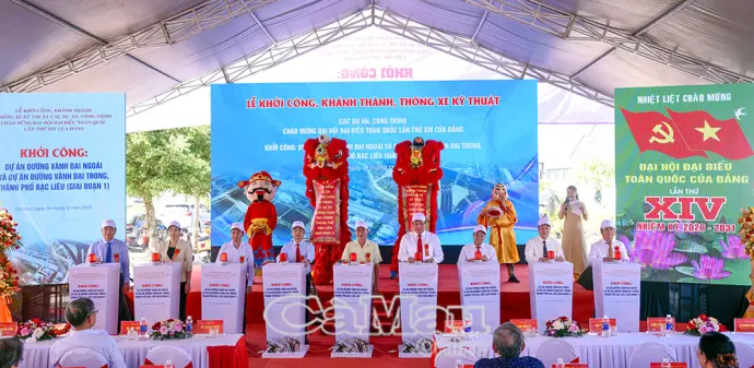 Khởi công 2 dự án đường vành đai khu vực Bạc Liêu