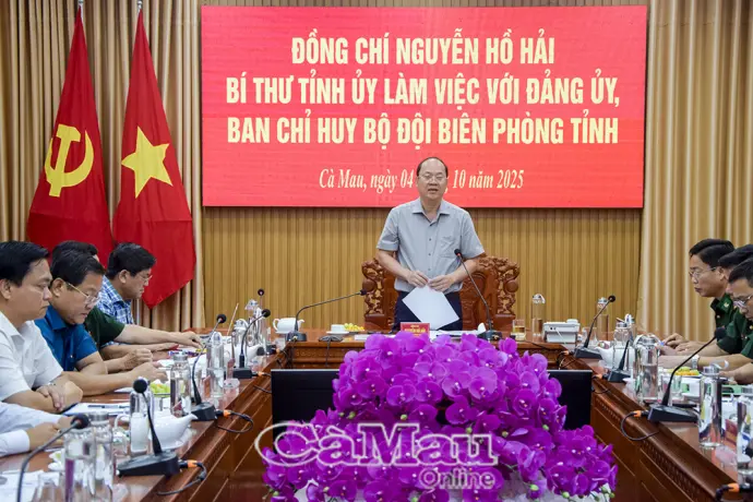 Bí thư Tỉnh uỷ Nguyễn Hồ Hải yêu cầu tuyệt đối không để xảy ra vi phạm khai thác IUU