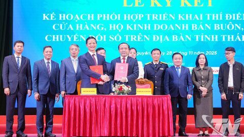 Thái Nguyên triển khai thí điểm hỗ trợ hộ kinh doanh chuyển đổi số