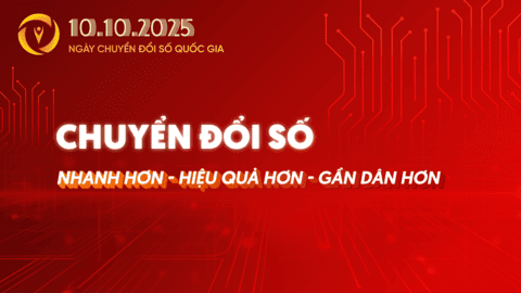 Ngày Chuyển đổi số Quốc gia năm 2025: Chuyển đổi số nhanh hơn, hiệu quả hơn, gần dân hơn