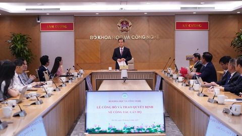 Bộ Khoa học và Công nghệ công bố quyết định về công tác cán bộ