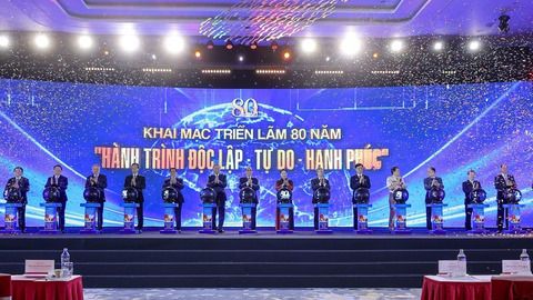 Khai mạc Triển lãm thành tựu đất nước “80 năm hành trình Độc lập - Tự do - Hạnh phúc”