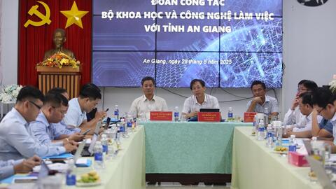 Bộ KH&CN khảo sát thực tiễn tại An Giang, tháo gỡ vướng mắc trong vận hành chính quyền địa phương hai cấp