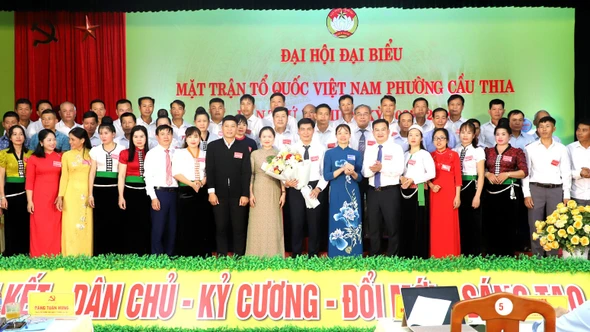 Đại hội đại biểu Mặt trận Tổ quốc Việt Nam phường Cầu Thia lần thứ I thành công tốt đẹp