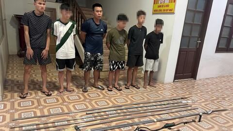 Ngăn chặn 2 vụ thanh niên sử dụng hung khí đánh nhau