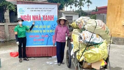 Hiệu quả kép từ mô hình 'Ngôi nhà xanh' ở xã Kim Thành
