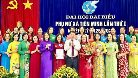 Phụ nữ xã Tiên Minh phấn đấu giúp từ 9 gia đình thoát nghèo