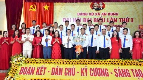 Đại hội Đảng bộ xã An Hưng đề ra 27 chỉ tiêu, 2 nhóm nhiệm vụ, giải pháp và 3 khâu đột phá