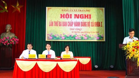 Xã Trần Phú xây dựng 4 đề án, 5 công trình trong nhiệm kỳ 2025 - 2030