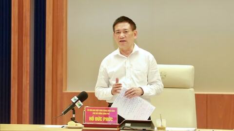 Phó Thủ tướng Hồ Đức Phớc làm việc với Hải Phòng về thúc đẩy tăng trưởng