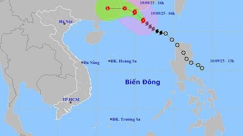 Bão số 8 di chuyển vào khu vực đất liền của Trung Quốc, Hải Phòng có mưa dông