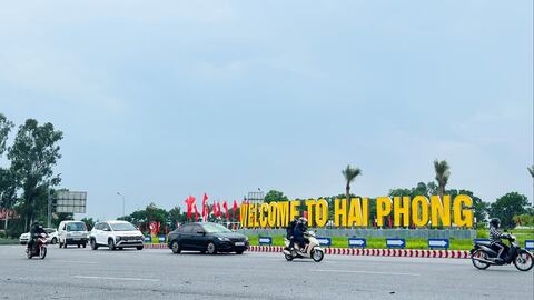Cửa ngõ Hải Phòng thông thoáng trong chiều cuối kỳ nghỉ lễ Quốc khánh
