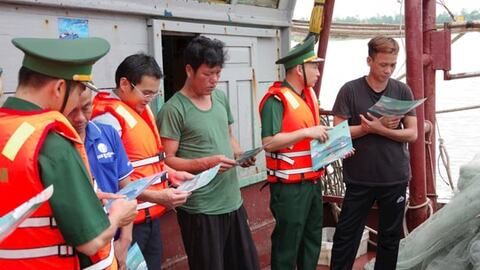 Xử lý 55 vụ khai thác hải sản bất hợp pháp, không báo cáo và không theo quy định