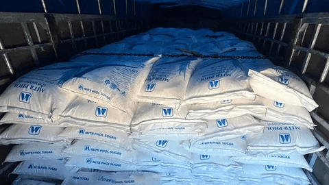 Bắt xe tải chở hơn 35 tấn đường không rõ nguồn gốc