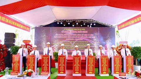 Khởi công 3 dự án lớn ở trên địa bàn các phường, xã Tân Hưng, Nam Đồng, Thạch Khôi và xã Gia Lộc