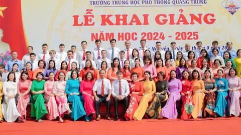 Trường THPT Quang Trung bền nền tảng, vững tương lai